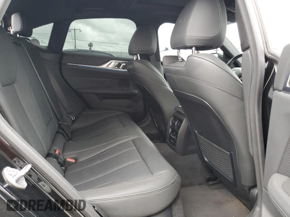 2024 BMW 4 Series 430i with VIN WBA63AV04RFS25464, listed as a Copart auction lot 53543965 with 18,008 mi miles and Salvage title. Bid and sale history available at DreamBid. Image 10.