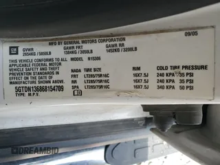 2006 Hummer H3 with VIN 5GTDN136868154709, listed as a Copart auction lot 67350144 with 128,270 mi miles and Salvage Title. Bid and sale history available at carsss.com. Image 13.