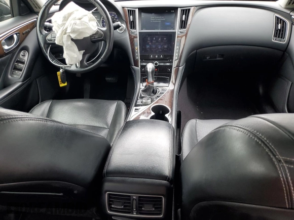 2014 Infiniti Q50 Premium with VIN JN1BV7AR0EM692022, listed as a Copart auction lot 60321765 with 72,366 mi miles and Salvage title. Bid and sale history available at DreamBid. Image 8.