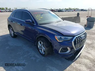 2021 Audi Q3 Premium with VIN WA1AUCF32M1066149, listed as a IAAI auction lot 40695269 with 92,598 mi miles and . Bid and sale history available at DreamBid. Image 1.