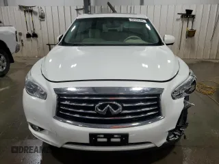 2013 Infiniti JX35 with VIN 5N1AL0MN3DC316798, listed as a Copart auction lot 53144765 with 126,305 mi miles and Salvage Title. Bid and sale history available at carsss.com. Image 5.