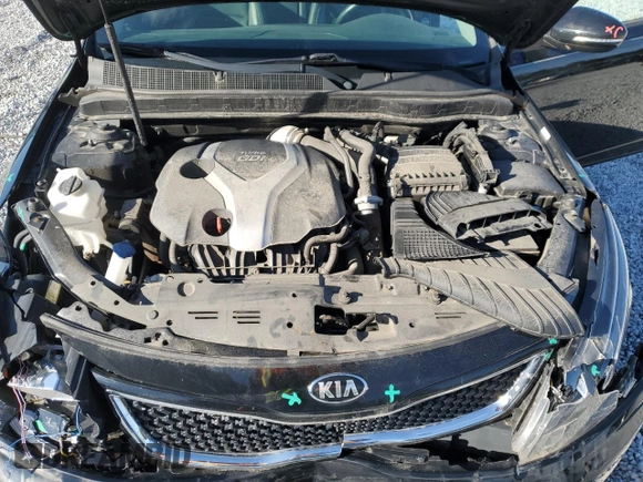 2015 Kia Optima SX Turbo with VIN 5XXGR4A63FG471338, listed as a Copart auction lot 48134875 with 81,358 mi miles and Salvage Title. Bid and sale history available at carsss.com. Image 12.