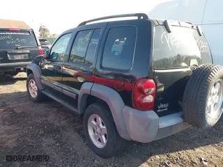 2005 Jeep Liberty Sport with VIN 1J4GL48K65W673781, listed as a IAAI auction lot 41927578 with 1 mi miles. Bid and sale history available at carsss.com. Image 3.