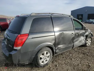 2006 Nissan Quest SL with VIN 5N1BV28UX6N121137, listed as a Copart auction lot 85929024 with 0 mi miles and Salvage Title. Bid and sale history available at carsss.com. Image 3.
