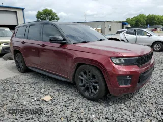 2021 Jeep Grand Cherokee Overland with VIN 1C4RJKDT6M8178992, listed as a Copart auction lot 63061395 with 62,051 mi miles and Salvage title. Bid and sale history available at DreamBid. Image 4.