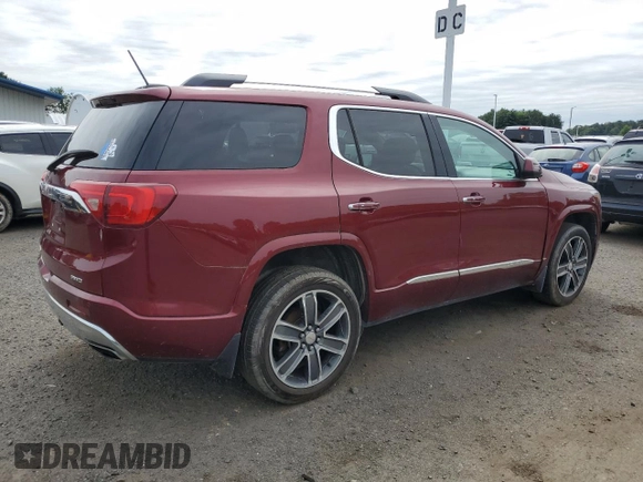 2017 GMC Acadia Denali with VIN 1GKKNXLS2HZ191898, listed as a Copart auction lot 61416285 with 160,616 mi miles and Clean title. Bid and sale history available at DreamBid. Image 3.