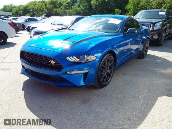 2021 Ford Mustang EcoBoost with VIN 1FA6P8TD9M5128237, listed as a IAAI auction lot 42103583 with 39,383 mi miles. Bid and sale history available at carsss.com. Image 17.