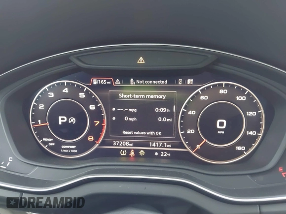 2018 Audi Q5 Prestige with VIN WA1CNAFY9J2171198, listed as a IAAI auction lot 41640282 with 37,208 mi miles. Bid and sale history available at carsss.com. Image 7.