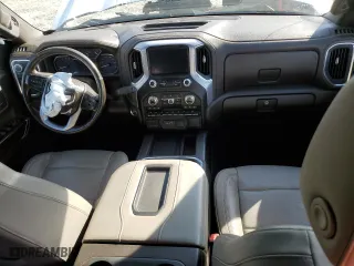 2019 GMC Sierra 1500 SLT with VIN 1GTU9DED0KZ123550, listed as a Copart auction lot 46444475 with 128,404 mi miles and Salvage Title. Bid and sale history available at carsss.com. Image 8.