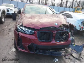 2022 BMW X4 M40i with VIN 5UX43DT09N9J96761, listed as a IAAI auction lot 41675333 with 1 mi miles. Bid and sale history available at carsss.com. Image 21.