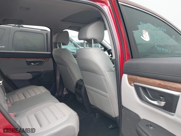 2022 Honda CR-V EX with VIN 2HKRW1H59NH405702, listed as a IAAI auction lot 41542120 with 21,227 mi miles. Bid and sale history available at carsss.com. Image 8.