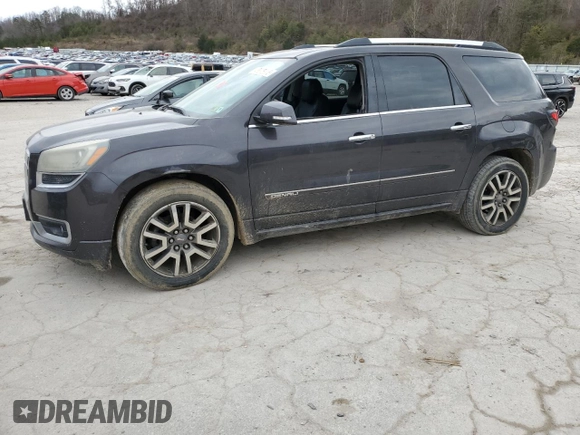 2013 GMC Acadia Denali with VIN 1GKKVTKD3DJ244645, listed as a Copart auction lot 47375925 with 176,554 mi miles and Salvage Title. Bid and sale history available at carsss.com. Image 1.