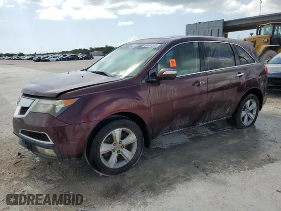 2010 Acura MDX z VIN 2HNYD2H20AH514480, wystawiony jako Copart lot #60095005 z przebiegiem 226 108 mil mil oraz Szkoda całkowita • Salvage title. Historia ofert i sprzedaży dostępna na DreamBid. Obrazek 1.