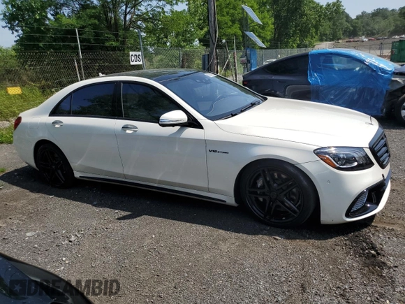 2020 Mercedes-Benz S 65 AMG with VIN W1KUG7KB5LA530117, listed as a Copart auction lot 62336765 with 11,363 mi miles and Non repairable. Bid and sale history available at DreamBid. Image 4.