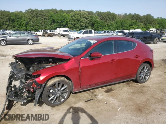 2024 Mazda 3 S Preferred with VIN JM1BPALM2R1652795, listed as a Copart auction lot 57056355 with 12,100 mi miles and Salvage title. Bid and sale history available at DreamBid. Image 1.