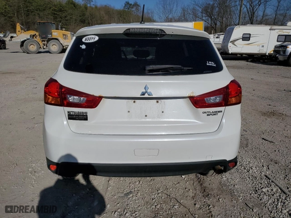 2013 Mitsubishi Outlander Sport ES with VIN 4A4AR3AU1DE003598, listed as a Copart auction lot 48406815 with 161,216 mi miles and Salvage Title. Bid and sale history available at carsss.com. Image 6.