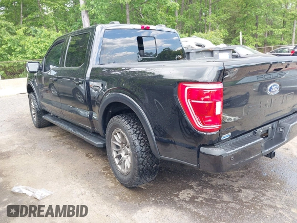 2021 Ford F-150 XL with VIN 1FTFW1E58MFB55529, listed as a IAAI auction lot 42219920 with 39,472 mi miles and . Bid and sale history available at DreamBid. Image 3.