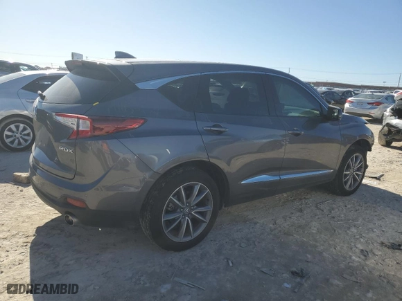2021 Acura RDX w/Technology Package with VIN 5J8TC1H57ML021069, listed as a Copart auction lot 86820444 with 51,463 mi miles and Salvage Title. Bid and sale history available at carsss.com. Image 3.