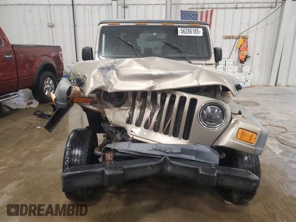 2004 Jeep Wrangler X с VIN 1J4FA39S64P789243, выставлен на аукционе Copart как лот 56286185 с пробегом Не указан миль и На запчасти • Non repairable. История ставок и продаж доступна на DreamBid. Изображение 5.