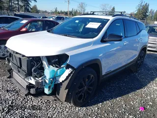 2020 GMC Terrain SLT z VIN 3GKALVEX0LL175567, wystawiony jako IAAI lot #41423772 z przebiegiem 39 742 mil mil oraz . Historia ofert i sprzedaży dostępna na DreamBid. Obrazek 2.