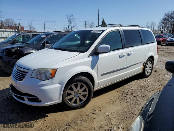 2014 Chrysler Town & Country Touring with VIN 2C4RC1BG8ER111973, listed as a Copart auction lot 49865355 with 124,378 mi miles and Clean Title. Bid and sale history available at carsss.com. Image 1.