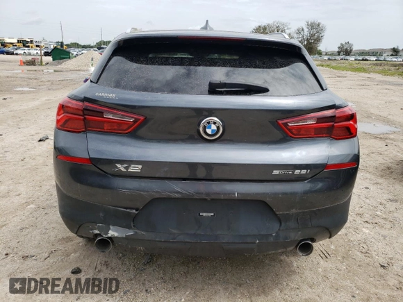 2020 BMW X2 sDrive28i with VIN WBXYH9C07L5P99569, listed as a Copart auction lot 62471604 with Not provided miles and Clean title. Bid and sale history available at DreamBid. Image 6.