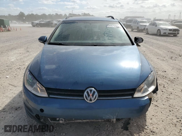 2017 Volkswagen Golf SportWagen S with VIN 3VWA17AU4HM502818, listed as a Copart auction lot 48975945 with 85,811 mi miles and Salvage Title. Bid and sale history available at carsss.com. Image 5.