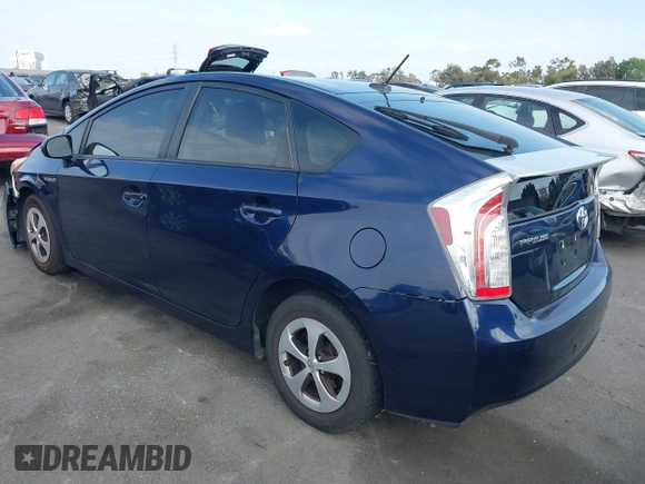 2014 Toyota Prius Four with VIN JTDKN3DU3E0373310, listed as a IAAI auction lot 42369735 with 171,215 mi miles and . Bid and sale history available at DreamBid. Image 3.