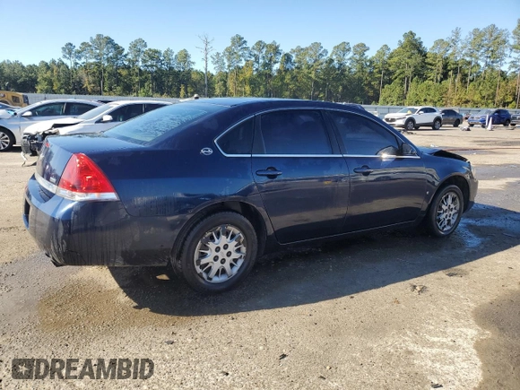 2008 Chevrolet Impala with VIN 2G1WS583981277545, listed as a Copart auction lot 76921844 with 118,260 mi miles and Salvage Title. Bid and sale history available at DreamBid. Image 3.