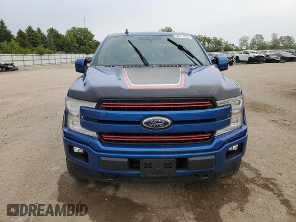 2018 Ford F-150 XL with VIN 1FTEW1EGXJFE00890, listed as a Copart auction lot 58517035 with Not provided miles and Salvage title. Bid and sale history available at DreamBid. Image 5.