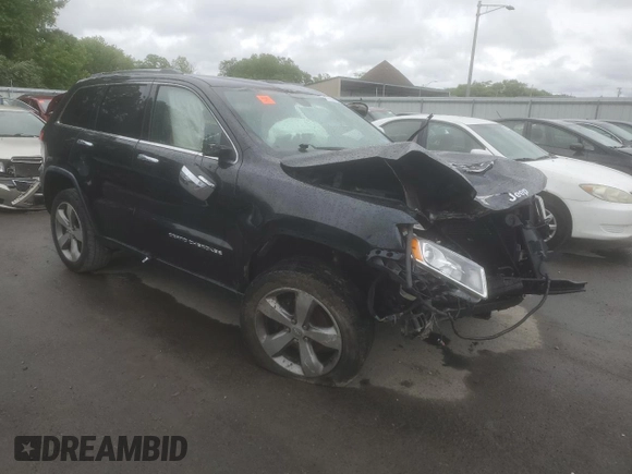 2014 Jeep Grand Cherokee Limited with VIN 1C4RJFBG6EC103110, listed as a Copart auction lot 57455705 with Not provided miles and Salvage title. Bid and sale history available at DreamBid. Image 4.