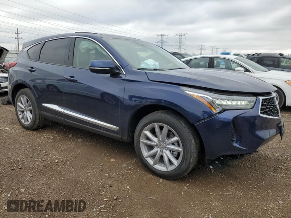 2024 Acura RDX with VIN 5J8TC2H39RL021697, listed as a Copart auction lot 55443475 with 13,200 mi miles and Salvage title. Bid and sale history available at DreamBid. Image 4.