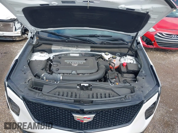 2024 Cadillac XT4 FWD Sport with VIN 1GYFZER42RF246488, listed as a IAAI auction lot 42029551 with 6,476 mi miles and . Bid and sale history available at DreamBid. Image 10.