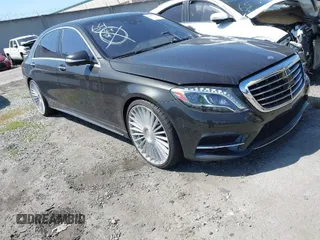 2015 Mercedes-Benz S-Class S 550 with VIN WDDUG8CB1FA094259, listed as a IAAI auction lot 41487071 with 50,253 mi miles. Bid and sale history available at carsss.com. Image 1.