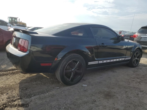2005 Ford Mustang Deluxe with VIN 1ZVFT80NX55218563, listed as a Copart auction lot 47116505 with 171,000 mi miles and Salvage Title. Bid and sale history available at carsss.com. Image 3.