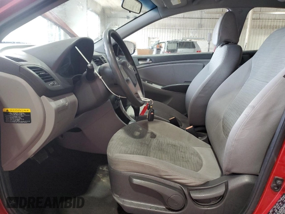 2015 Hyundai Accent GS with VIN KMHCT5AE8FU220916, listed as a Copart auction lot 55461005 with 197,811 mi miles and Salvage Title. Bid and sale history available at carsss.com. Image 7.