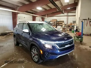 2021 Kia Seltos S with VIN KNDEUCA26M7129076, listed as a Copart auction lot 50740645 with 36,177 mi miles and Salvage Title. Bid and sale history available at carsss.com. Image 14.
