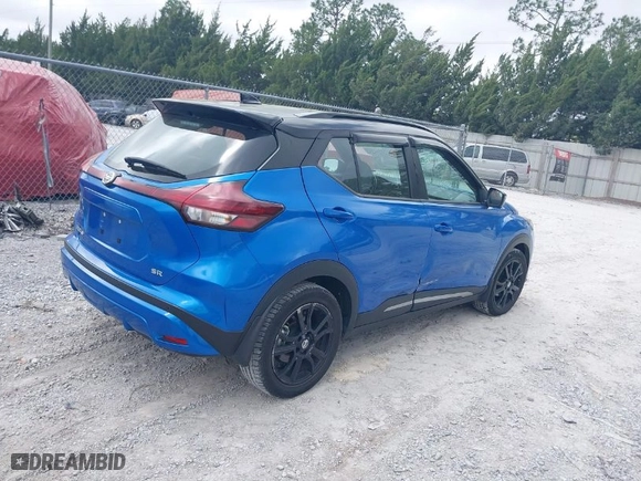 2021 Nissan Kicks SR with VIN 3N1CP5DV2ML526220, listed as a IAAI auction lot 41948659 with 50,781 mi miles. Bid and sale history available at carsss.com. Image 4.
