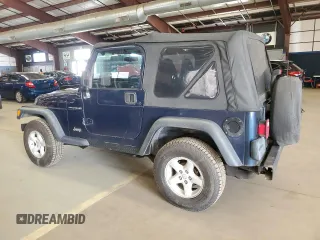 2002 Jeep Wrangler SE with VIN 1J4FA29PX2P749203, listed as a Copart auction lot 53604045 with 152,410 mi miles and Clean Title. Bid and sale history available at carsss.com. Image 2.