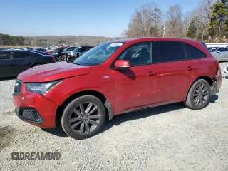 2019 Acura MDX w/Technology/A-Spec Pkg with VIN 5J8YD4H02KL004329, listed as a Copart auction lot 46616055 with 58,772 mi miles and Salvage Title. Bid and sale history available at carsss.com. Image 1.