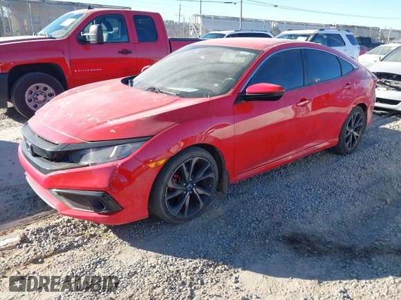 2019 Honda Civic Sport with VIN 2HGFC2F81KH535994, listed as a IAAI auction lot 41686522 with 131,835 mi miles and . Bid and sale history available at DreamBid. Image 17.