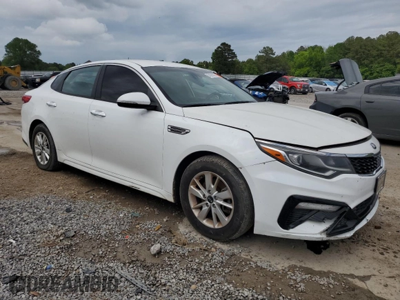 2019 Kia Optima S with VIN 5XXGT4L32KG282629, listed as a Copart auction lot 54585585 with 182,936 mi miles and Clean Title. Bid and sale history available at carsss.com. Image 4.