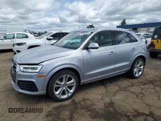2017 Audi Q3 Prestige z VIN WA1GCCFS0HR005569, wystawiony jako Copart lot #57902185 z przebiegiem 89 900 mil mil oraz Szkody całkowita. Historia ofert i sprzedaży dostępna na DreamBid. Obrazek 1.