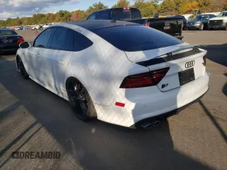 2016 Audi S7 with VIN WAUW2AFC5GN040497, listed as a Copart auction lot 76438554 with 36,908 mi miles and Non Repairable. Bid and sale history available at carsss.com. Image 3.