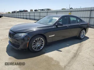2012 BMW 7 Series 750i xDrive with VIN WBAKC6C53CC395771, listed as a Copart auction lot 58815745 with 106,237 mi miles and Salvage title. Bid and sale history available at DreamBid. Image 1.