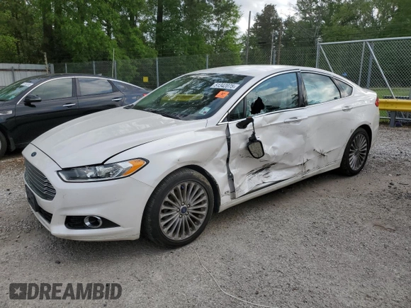 2016 Ford Fusion Titanium with VIN 3FA6P0K91GR228039, listed as a Copart auction lot 51342075 with 93,502 mi miles and Clean Title. Bid and sale history available at DreamBid. Image 1.