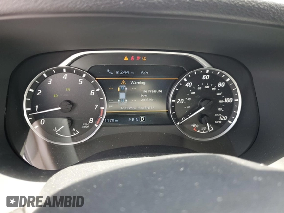2024 Nissan Frontier SV with VIN 1N6ED1EJ3RN671192, listed as a Copart auction lot 59672385 with 1,179 mi miles and Non repairable. Bid and sale history available at DreamBid. Image 9.