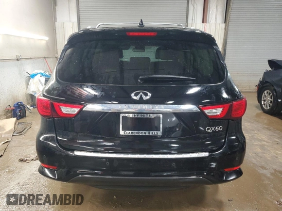 2017 Infiniti QX60 with VIN 5N1DL0MM7HC550677, listed as a Copart auction lot 50781605 with 87,274 mi miles and Salvage Title. Bid and sale history available at DreamBid. Image 6.