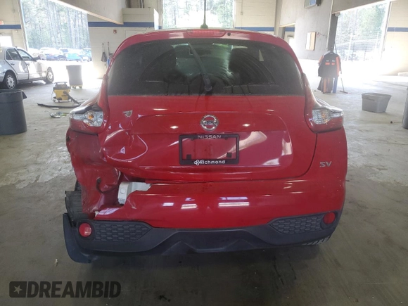 2015 Nissan Juke SV with VIN JN8AF5MR5FT503124, listed as a Copart auction lot 50795475 with 157,784 mi miles and Salvage Title. Bid and sale history available at carsss.com. Image 6.