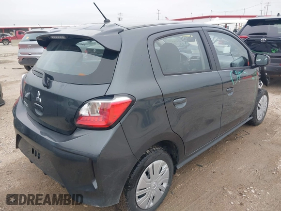 2024 Mitsubishi Mirage ES z VIN ML32AUHJ7RH032259, wystawiony jako IAAI lot #42431427 z przebiegiem 8 096 mil mil oraz . Historia ofert i sprzedaży dostępna na DreamBid. Obrazek 4.